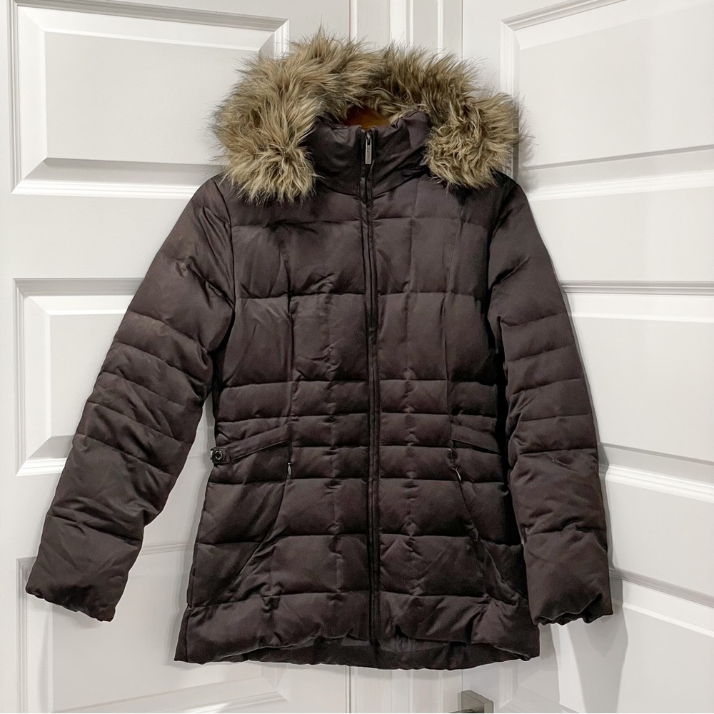Calvin Klein | Faux Fur Hooded Down Puffer Coat